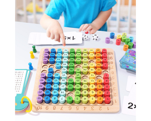 Дитяча дерев'яна іграшка Lesko SD-36 219 елементів Різнокольоровий (12890-82924)