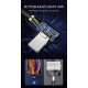 Двосторонній зарядний кабель для iPhone iPad McDodo 90 ° USB to Lightning з LED підсвічуванням 1.2m