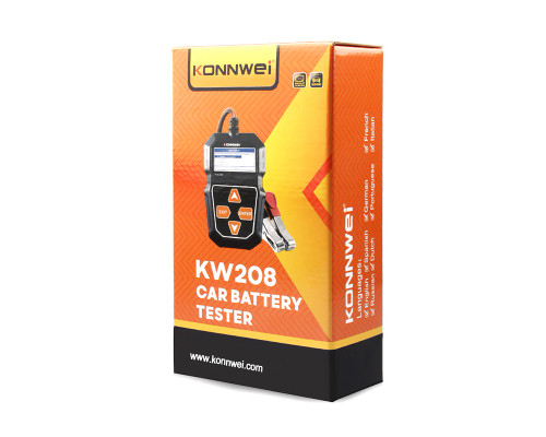 Автомобільно- акумуляторний тестер KONNWEI KW208 діагностика машин 12V Автомобільно- акумуляторний тестер KONNWEI KW208 діагностика машин 12V