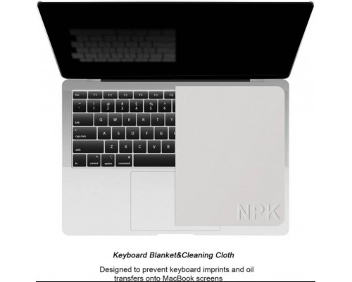 Захисна накладка Standart NPK для клавіатури ноутбука MacBook 15-16 дюймів 1 шт Бежевий Захисна накладка Standart NPK для клавіатури ноутбука MacBook 15-16 дюймів 1 шт Бежевий