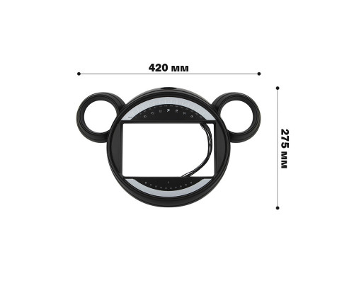 Штатний комплект перехідна рамка 9" Lesko BMW Mini 2010-2016 (1234-321) + адаптер живлення Штатний комплект перехідна рамка 9" Lesko BMW Mini 2010-2016 (1234-321) + адаптер живлення
