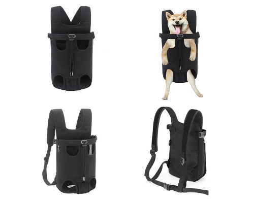 Рюкзак-кенгуру для тварин No Brand A01002-BA Black L 13092-83471