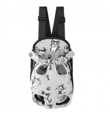 Рюкзак-кенгуру для тварин Lesko SY210814 Cat Gray L