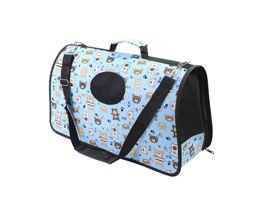 Сумка-переноска Taotaopets 243307 Bear Синій (7845-29145) Сумка-переноска Taotaopets 243307 Bear Синій (7845-29145)