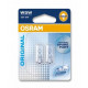 Автолампа ук. OSRAM 2825-02B W5W 12V W2.1X9.5D 10X2 Blister