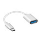 Перехідник адаптер BIN USB-мама на Type-C-тато White (C051308)