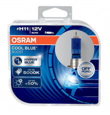 Автолампа OSRAM 62211CBB Cool Blue Boost H11 80W 12V PJ19-2 10X2 HardDuopet