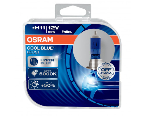 Автолампа OSRAM 62211CBB Cool Blue Boost H11 80W 12V PJ19-2 10X2 HardDuopet Автолампа OSRAM 62211CBB Cool Blue Boost H11 80W 12V PJ19-2 10X2 HardDuopet