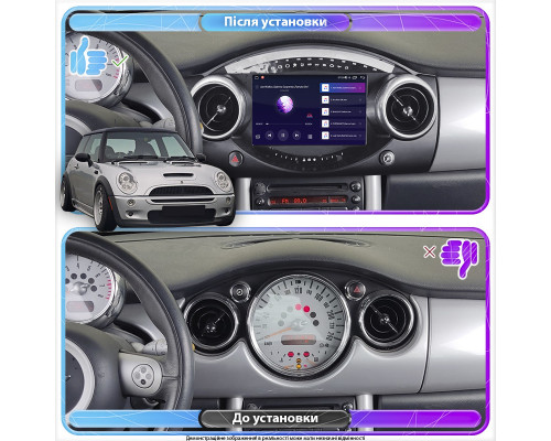 Штатна магнітола Lesko для MINI Hatch I R50 2000-2006 екран 9 4/64 Gb CarPlay Prime Штатна магнітола Lesko для MINI Hatch I R50 2000-2006 екран 9 4/64 Gb CarPlay Prime
