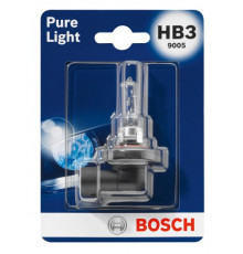 Автолампа BOSCH Pure Ligh HB3 60W 12V P20d (1987301062) 1шт./блістер
