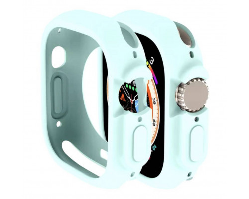 Захисний чохол для Apple Watch СВ 49 мм Ultra Бірюзовий 457767734 Захисний чохол для Apple Watch СВ 49 мм Ultra Бірюзовий 457767734