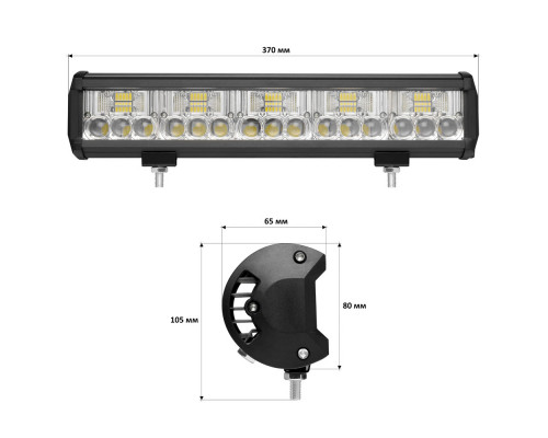 Світлодіодна фара Starlight JR-K-90W 9-32V combo Світлодіодна фара Starlight JR-K-90W 9-32V combo