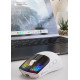 Миша бездротова Aattack SHARK X5 з акумулятором та підсвічуванням 2,4G+Bluetooth White