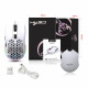 Миша бездротова HXSJ Т28 з акумулятором та RGB підсвічуванням 2,4G+Bluetooth White