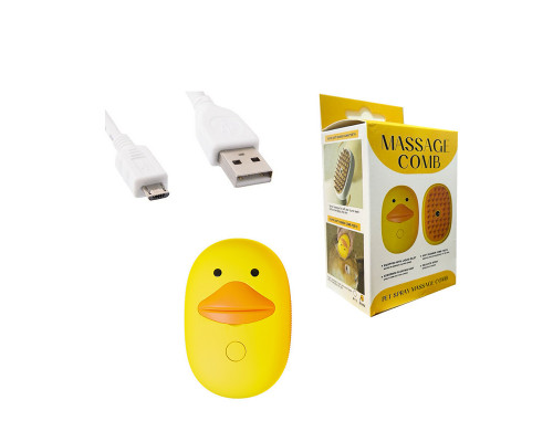 Гребінець для чищення та видалення вовни Taotaopets 0910006 Yellow 13174-84407