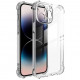 Силіконовий протиударний чохол панель Case + скло 9Н на Iphone 15 Pro із захистом камери прозорий (515152)