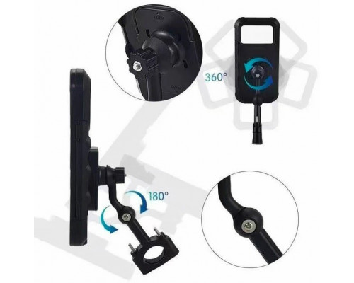 Велоутримувач для телефону Bicycle Gear Phone Holder Black (17050493) Велоутримувач для телефону Bicycle Gear Phone Holder Black (17050493)