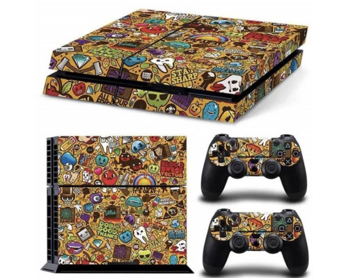 Наклейка PS4 Fat вінілова наклейка Choice для Sony PlayStation PS4 Fat DualShock 4 Sharp Наклейка PS4 Fat вінілова наклейка Choice для Sony PlayStation PS4 Fat DualShock 4 Sharp