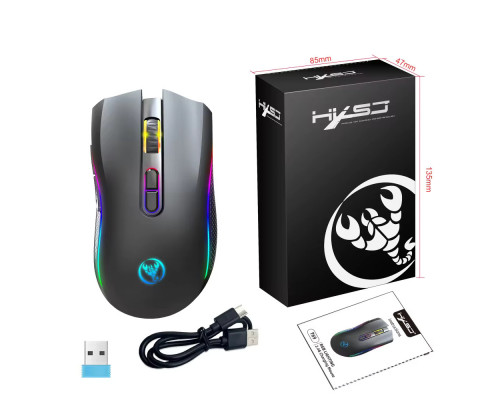 Миша бездротова HXSJ T69 2,4G Hz Black Миша бездротова HXSJ T69 2,4G Hz Black