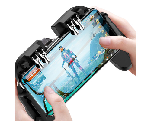 Бездротовий геймпад-тригер для смартфонів Sundy Union PUBG Mobile H9 з акумулятором + напальчники Бездротовий геймпад-тригер для смартфонів Sundy Union PUBG Mobile H9 з акумулятором + напальчники