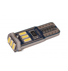 Світлодіодна лампа StarLight T10 9 діодів 4014 12V 1.7W WHITE / друкована плата / мультиполярна / Canbus