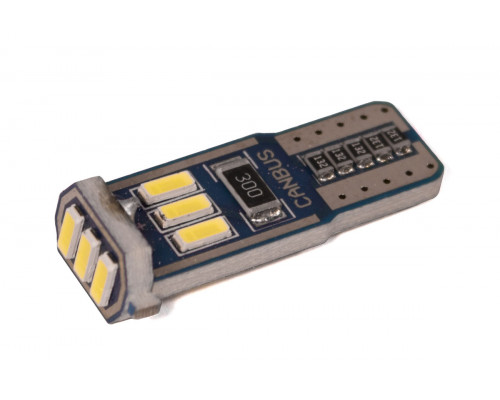 Світлодіодна лампа StarLight T10 9 діодів 4014 12V 1.7W WHITE / друкована плата / мультиполярна / Canbus Світлодіодна лампа StarLight T10 9 діодів 4014 12V 1.7W WHITE / друкована плата / мультиполярна / Canbus