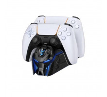 Зарядка для джойстика PS5 BebonCool Док Станція для PlayStation 5 PS5 DualSense/edge на 2 геймпади з LED Чорний