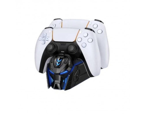 Зарядка для джойстика PS5 BebonCool Док Станція для PlayStation 5 PS5 DualSense/edge на 2 геймпади з LED Чорний Зарядка для джойстика PS5 BebonCool Док Станція для PlayStation 5 PS5 DualSense/edge на 2 геймпади з LED Чорний