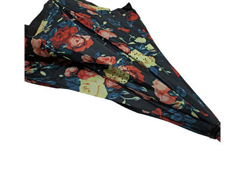 Парасолька зворотного додавання Up-Brella Троянди Чорний (2907-13262) Парасолька зворотного додавання Up-Brella Троянди Чорний (2907-13262)