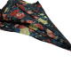 Парасолька зворотного додавання Up-Brella Троянди Чорний (2907-13262)
