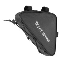 Сумка велосипедна West Biking YP0707387 23,5х5,5 см Чорний 13360-85820