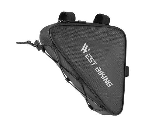 Сумка велосипедна West Biking YP0707387 23,5х5,5 см Чорний 13360-85820