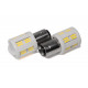 Світлодіодна лампа StarLight T25/5 28 (24+4 лінза) діодів 4014 3.5W 12V-24V WHITE / кераміка / габарит + стоп