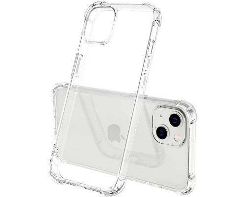 Силіконовий протиударний чохол панель + скло 9Н на Iphone 13 mini прозорий Case (745454454) Силіконовий протиударний чохол панель + скло 9Н на Iphone 13 mini прозорий Case (745454454)