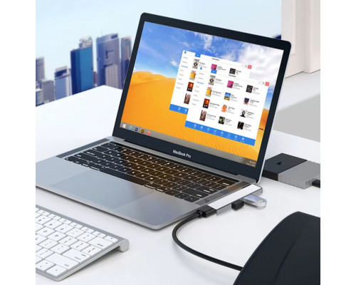 Адаптер USB для MacBook Bodasan Grey (V050728) Адаптер USB для MacBook Bodasan Grey (V050728)