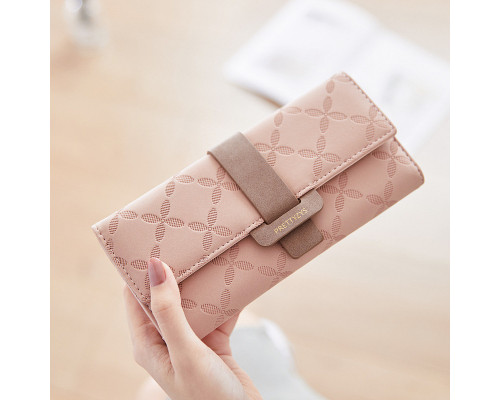 Жіночий гаманець Prettyzys PT18-989 19х10,5 см Рожевий 13183-83838