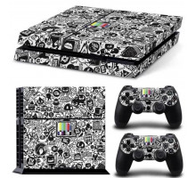 Наклейка PS4 Fat вінілова наклейка Choice для Sony PlayStation PS4 Fat DualShock 4 Crime