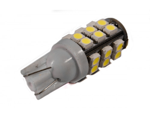 Світлодіодна лампа AllLight T10 25 діодів 3528 W2,1x9,5d 12V WHITE Світлодіодна лампа AllLight T10 25 діодів 3528 W2,1x9,5d 12V WHITE