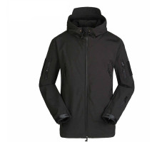 Тактична куртка Soft Shell Lesko A001 L Чорний (4255-12319)