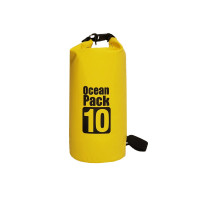 Водонепроникна сумка рюкзак гермомішок з шлейкою на плече Ocean Pack 10 л Yellow (55358215111)