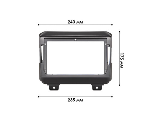 Перехідна рамка No Brand 9" JEEP Wrangler 2018+ (10089-43157)