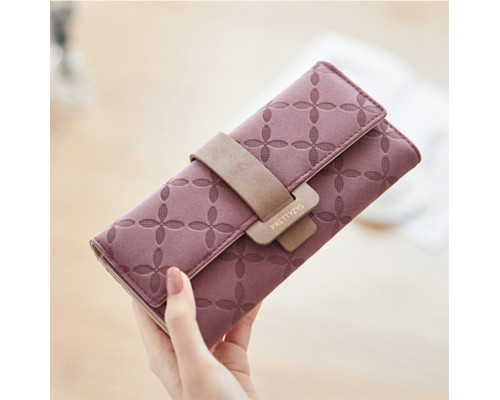 Жіночий гаманець Prettyzys PT18-989 19х10,5 см Червоний 13183-83846