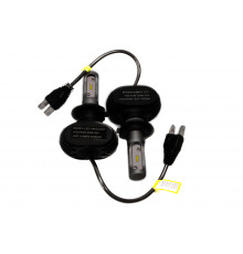 Комплект LED ламп HeadLight S1 H7 6000K 4000lm з радіатором