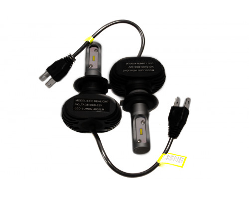 Комплект LED ламп HeadLight S1 H7 6000K 4000lm з радіатором Комплект LED ламп HeadLight S1 H7 6000K 4000lm з радіатором