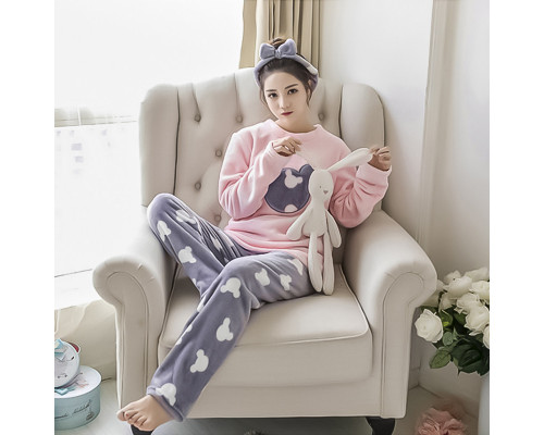 Жіноча піжама Lesko Mickey Mouse M Multicolor Жіноча піжама Lesko Mickey Mouse M Multicolor
