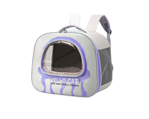 Рюкзак-перенесення для котів та собак Taotaopets 247722 34х29,5 см Violet 12985-83990
