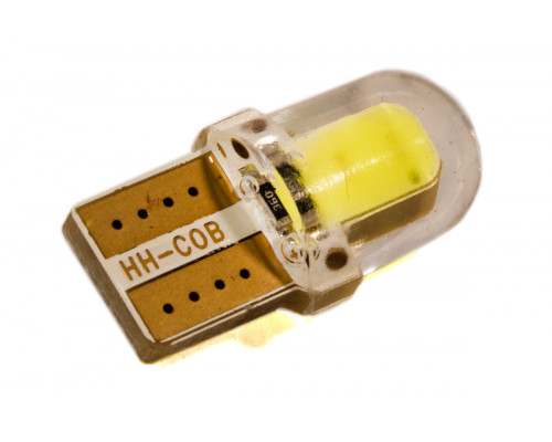 Світлодіодна лампа AllLight T10 1 діод COB 1W W2,1x9,5d 12V WHITE у силіконі МАЛЕНЬКА Світлодіодна лампа AllLight T10 1 діод COB 1W W2,1x9,5d 12V WHITE у силіконі МАЛЕНЬКА