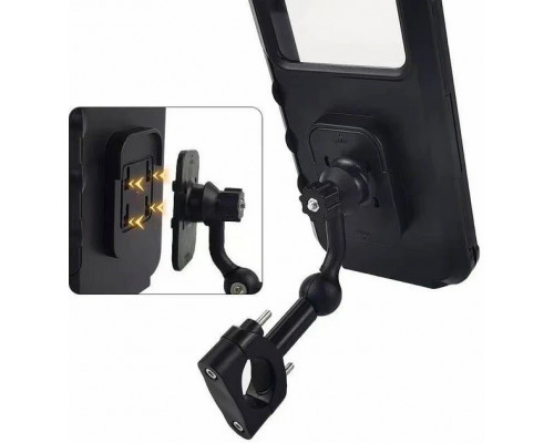 Велоутримувач для телефону Bicycle Gear Phone Holder Black (17050493) Велоутримувач для телефону Bicycle Gear Phone Holder Black (17050493)