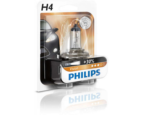 Автолампа PHILIPS 12342PRB1 H4 60/55W 12V P43t Premium Автолампа PHILIPS 12342PRB1 H4 60/55W 12V P43t Premium