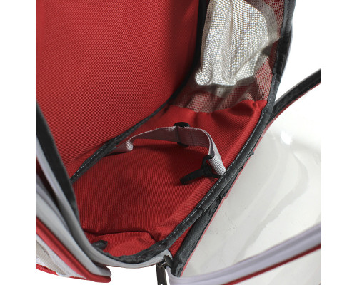 Рюкзак-перенесення Taotaopets 253304 Panoramic Red 35х25х42cm з ілюмінатором Рюкзак-перенесення Taotaopets 253304 Panoramic Red 35х25х42cm з ілюмінатором